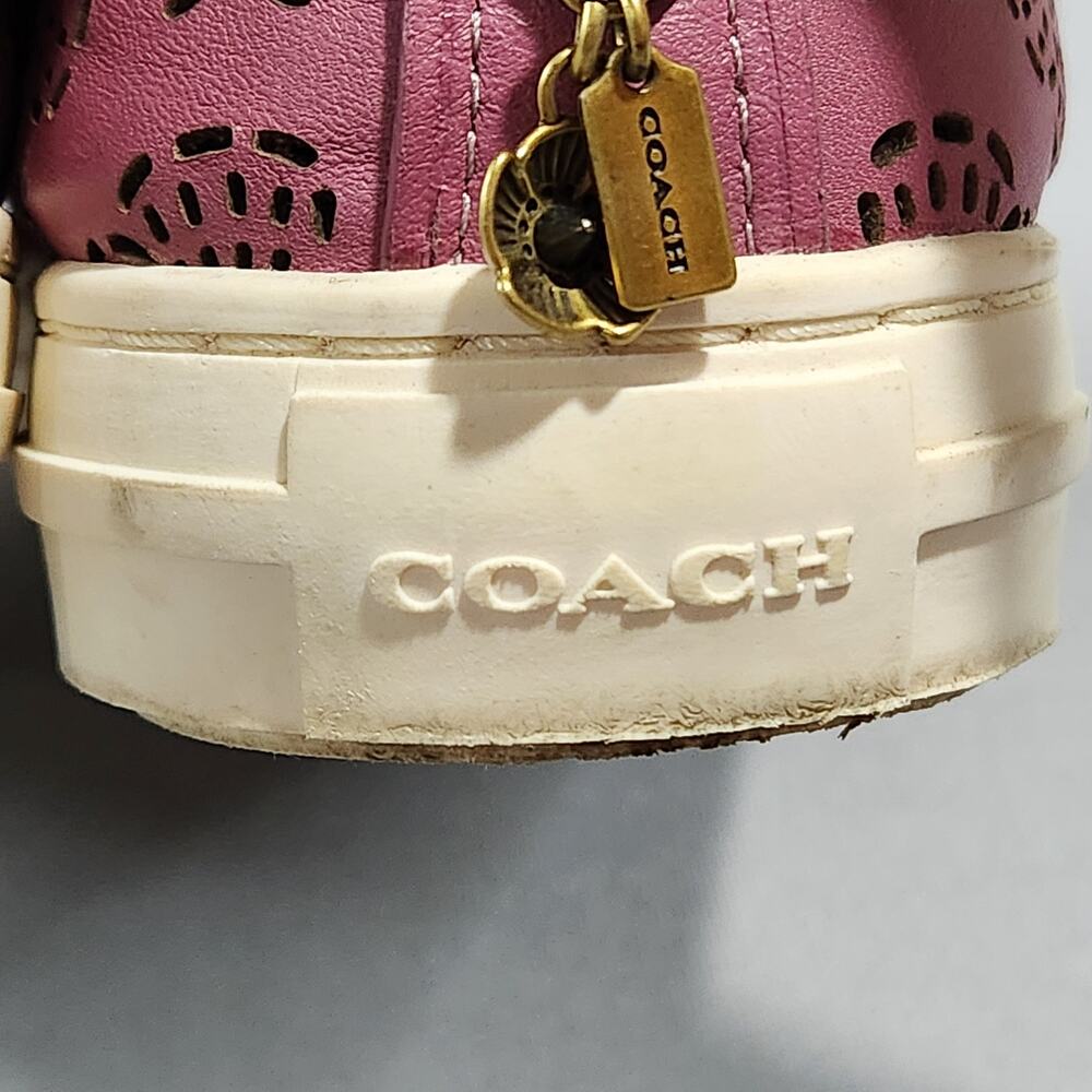 Coach slip on sneakers 11 inches long = size 10 no tag classic beachy luxury - Picture 5 of 10